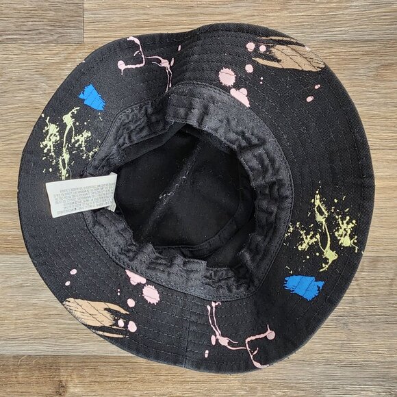 Tapout Black‎ Paint Splatter Bucket Hat 100% Cotton One Size - Picture 3 of 8